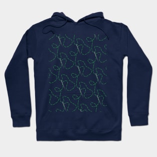 Needle and Thread Pattern Hoodie